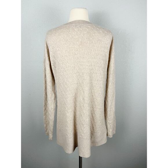 Cortland Park Cashmere Cable Boat Neck Sweater - Picture 10 of 11